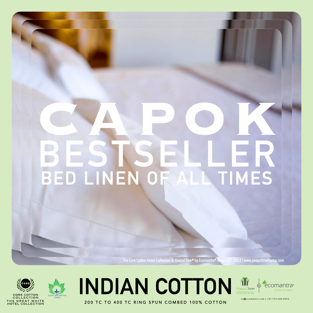 Capok Cotton Percale Bedsheet Set