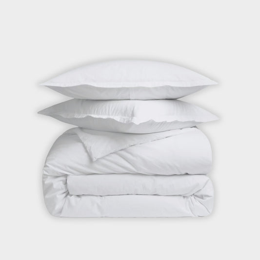 Capok Cotton Percale Duvet Cover